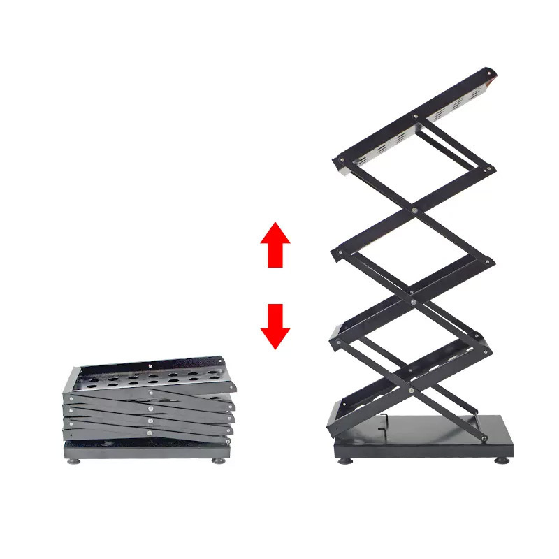 6 Layer A4 Portable brochure holder fold-up magazine rack display stand Brochure Display Holder