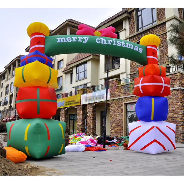 Commercial grade advertising inflables navidenos exterior party event archways  inflatable christmas arch price