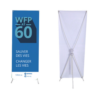 Portable Retractable Horizontal X Tension Banner Stand