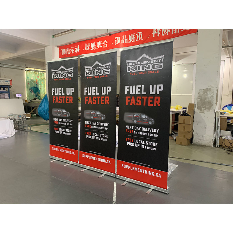 New custom design printing kakemono banner 80*200cm pull up backdrop display stand for roller outdoor advertising