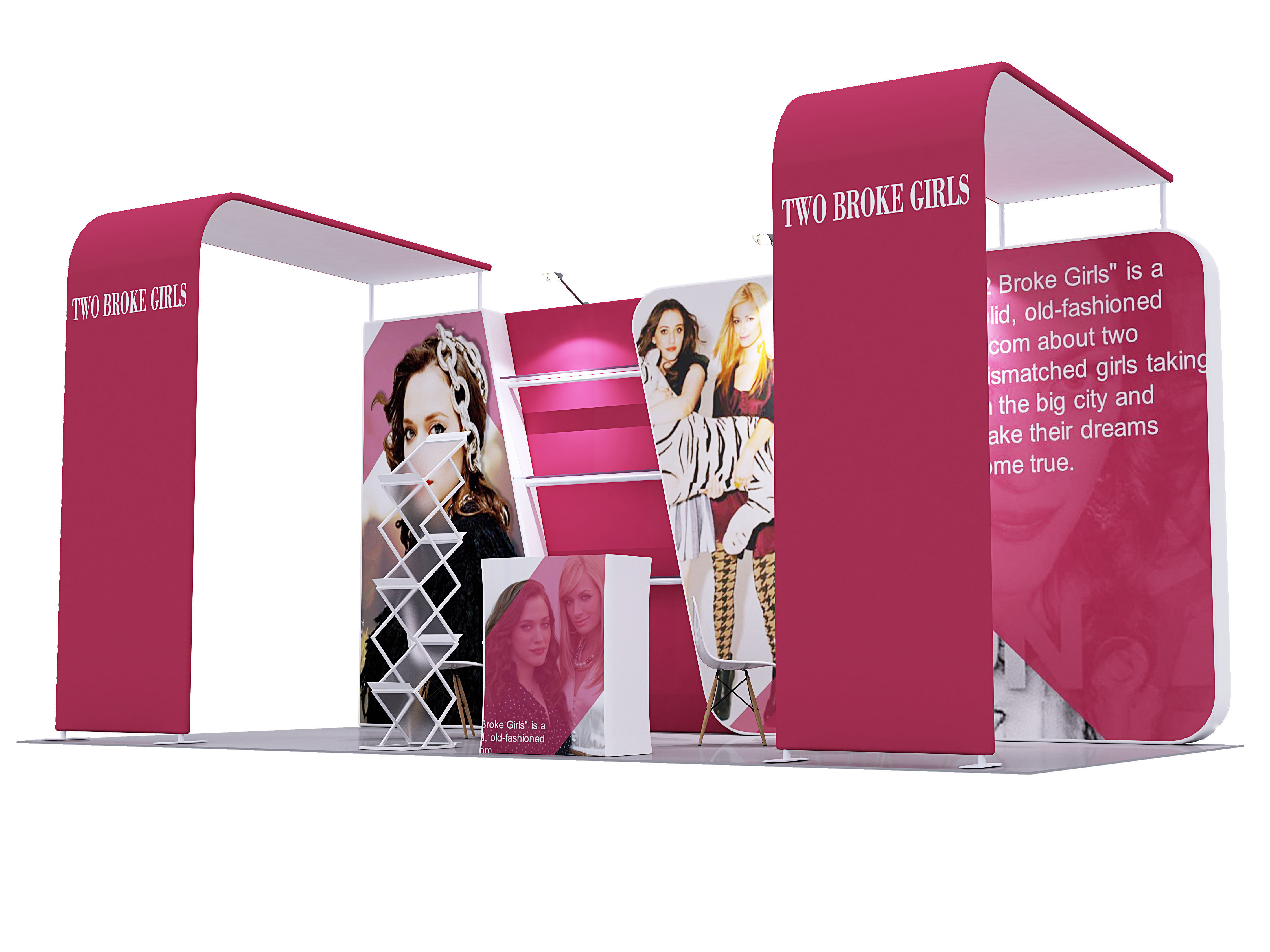 Portable advertising exhibition booth 20*20ft  trade show  exhibit display custom logo backdrop for trade show exhibition stand