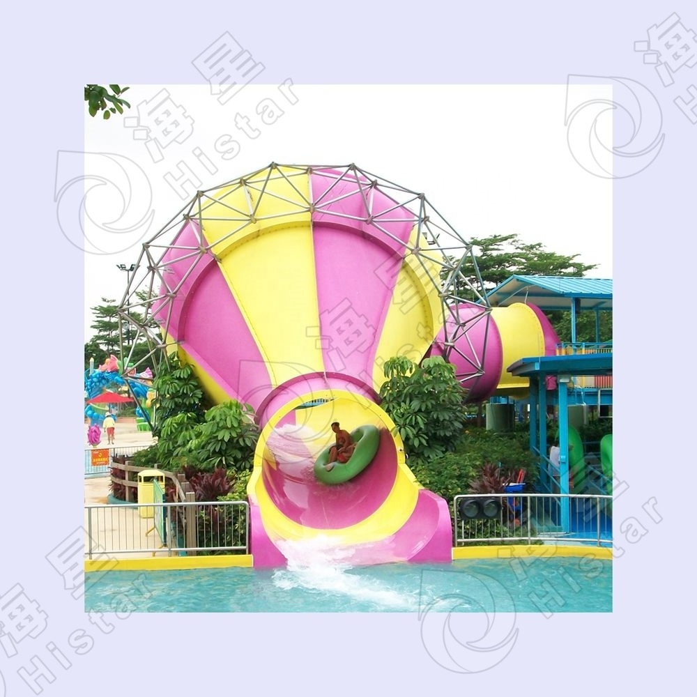 Histar stainless steel water slides equipment water park outdoor playground  Big family water slides for kids