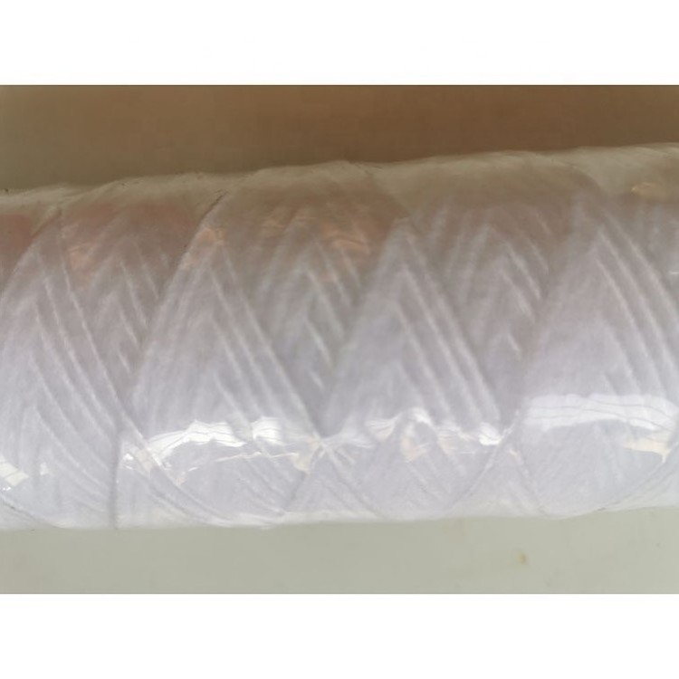 10 inch high quality 5 micron pp yarn string wound element nsf water filter cartridge for drinking