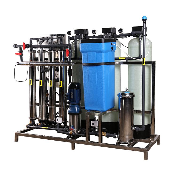 industrial  RO Water Treatment Unit 1000LPH Dialysis Reverse Osmosis Drinking Water Processing Machine 98% desalination rate