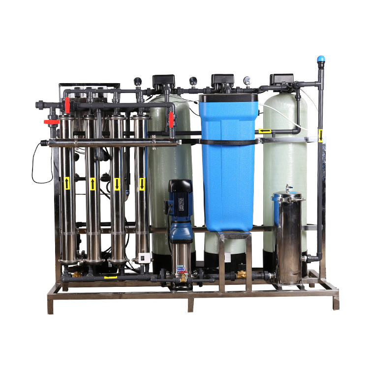 industrial  RO Water Treatment Unit 1000LPH Dialysis Reverse Osmosis Drinking Water Processing Machine 98% desalination rate