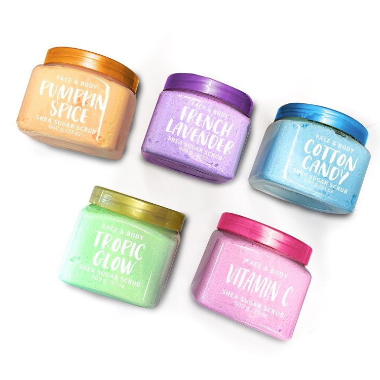 Cotton Candy Marshmallow Whitening Bikini Body Scrub