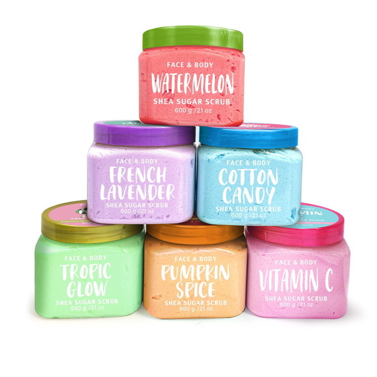 Cotton Candy Marshmallow Whitening Bikini Body Scrub