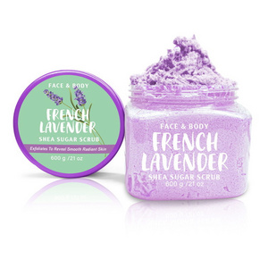 Hot Selling Customized Spa Relaxing Natural Nerolina Lavender And Dead Sea Salt Foot Soak Moon Bath Lotion Face Body Sugar Scrub