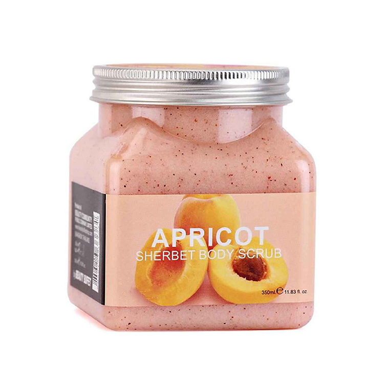 Poudre Grain D'Abricot Pour Gommage Visage A Base L'Abricot De Corps Eclaircissant Bodi Whitening Apricot Face And Body Scrub