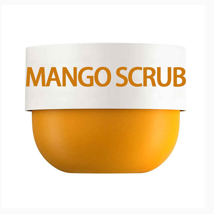 Exotic Organic Brightening Vitamin C Coco Scrubbing Cream Mango And Orange Sugar Body Scrub