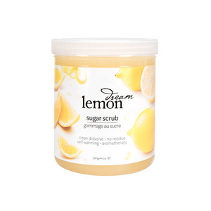 Private Label Korean Cosmetics Gommage Au Curcuma Citron Zesty Exfoliating Organic Lemon Oil Dead Sea Salt Face Body Scrub