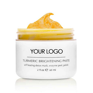 Personalization Handmade Brightening Whipped Lemon Tumeric Turmeric Powder And Honey Dry Clear Skin Body Salt Scrub And Mask