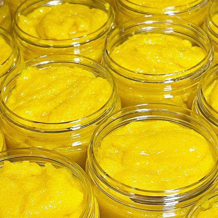 Thai Gommage Corp Visage Et Corps Au Curcuma Citron Natural Organic Tumeric Turmeric Sugar Facial Face Body Scrub For Dark Spots