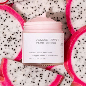 Private Label Wholesale Vendor Manufacturer All Natural Dragonfruit Pitaya Dragon Fruit Body Scrub