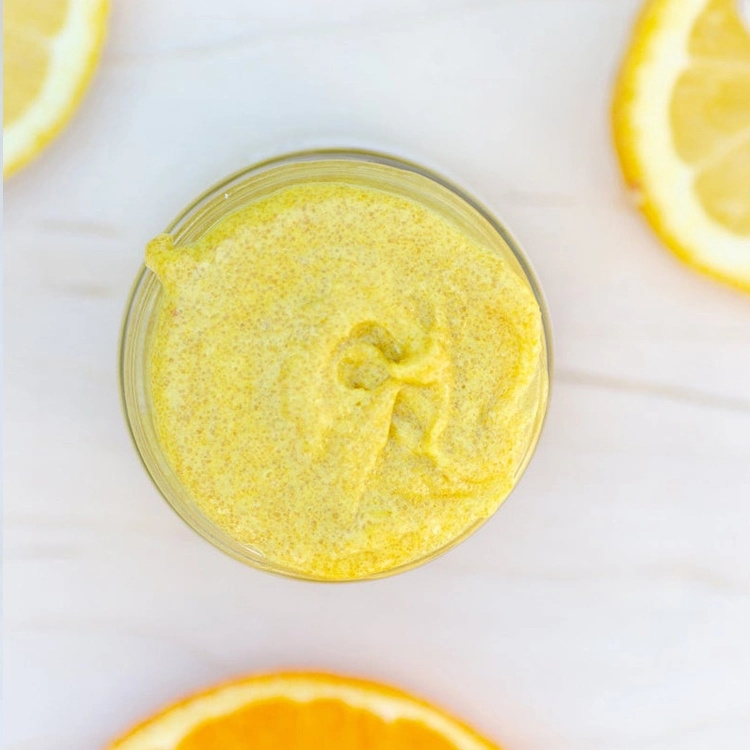 Exfoliant Gommage Tumeric Pour Le Visage Corporel A La Vitamine C Au Sucre Et Curcuma Miel Vaginal Yoni Lip Turmeric Body Scrub