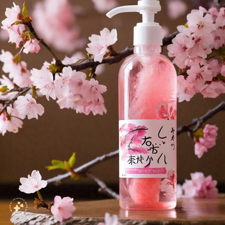 China Maker Custom Logo Japanese Cherry Blossom Petal Fragrance Perfume Milk Mist Hand And Body Lotion In 1 Body Wash Shower Gel