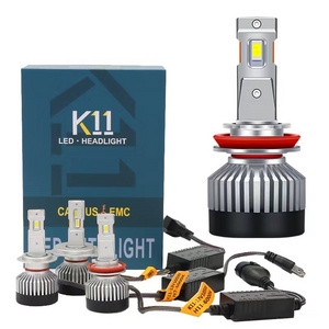 K11 15000 Lumen 60W h3 9007 H13 Auto Lighting System Car Headlamp Auto Head Light 9005 9006 H11 H7 H4 Car Led Headlights Bulb