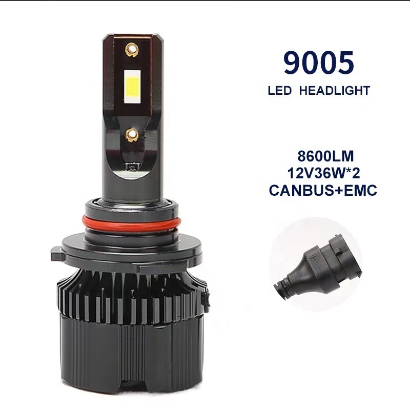 9005 HB3 9006 HB4 H11 H4 H7 Led H1 H3 Auto Car Truck Headlight 6500K Light Bulb K5 LED Head Light 36W 8600lm