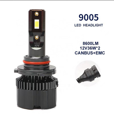 9005 HB3 9006 HB4 H11 H4 H7 Led H1 H3 Auto Car Truck Headlight 6500K Light Bulb K5 LED Head Light 36W 8600lm