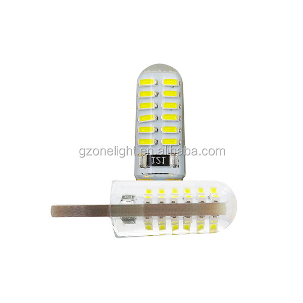 GZONELIGHT KEEN 12V 24V white silicone 24smd 3014 T10 LED reverse light T10 194 168 w5w reading dome bulbs for all cars canbus