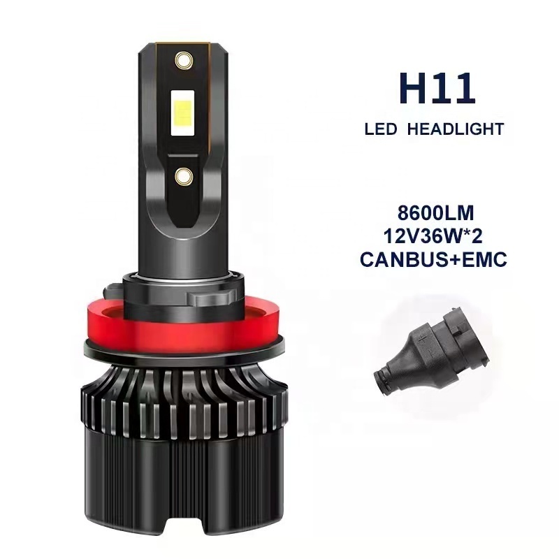 2022 de farol automotivo led 9005 h4 H7 H11 led Automobile LED headlight bulb LED headlights