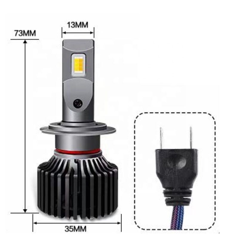 factory car 48W led light headlight K9 LED h13 9004 9007 canbus12V led headlight h4 high low beam