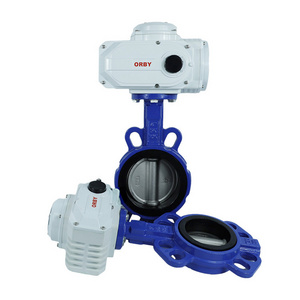 High performance IP67 waterproof Cast Iron Wafer Motor Motorized Control Actuator Electric actuator Butterfly Valve