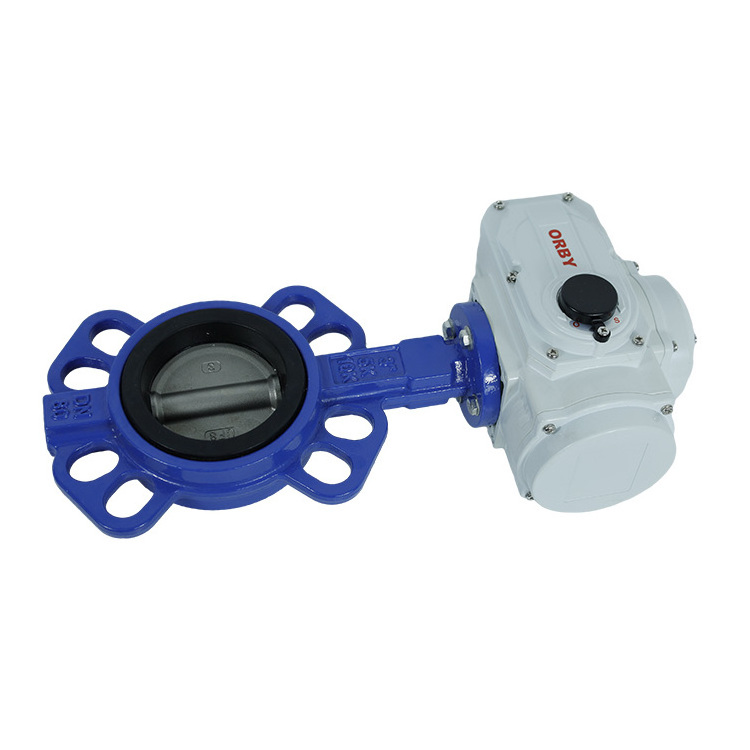 High performance IP67 waterproof Cast Iron Wafer Motor Motorized Control Actuator Electric actuator Butterfly Valve