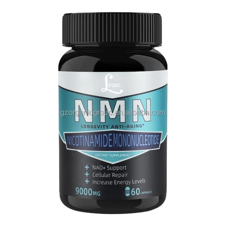 OEM Health Supplements Resveratrol NMN Beta Nicotinamide Mononucleotide 99% NMN Powder 300MG NMN Anti-Aging Capsule