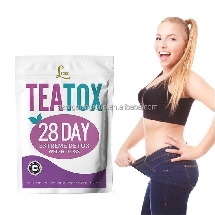 OEM Chinese Effective Green Tea For Weight Loss 28Dayes Slimming Tea Burn Fat Weight Loss Detox Slim Diet Tea