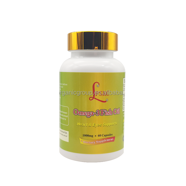 Hot sale OEM vegan Halal Omega 3 Deep sea fish oil 1000mg softgel capsules Improve sleep and memory supplements