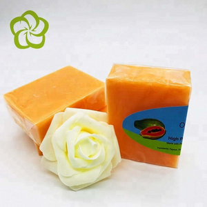 OEM Best Glutathinoe Papaya Kojic acid Skin whitening hand made soap