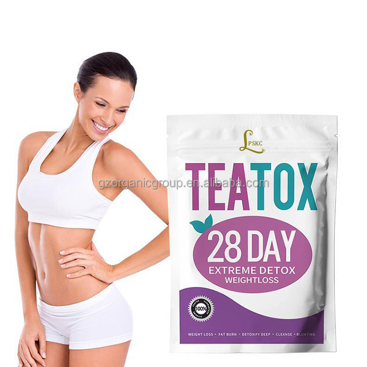 OEM Chinese Effective Green Tea For Weight Loss 28Dayes Slimming Tea Burn Fat Weight Loss Detox Slim Diet Tea