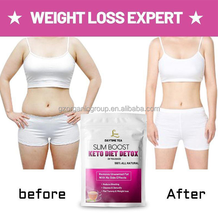 OEM Fat Burner Products  Slimming  Keto Tea Bag For Flat Tummy Weight Loss Keto Burn Daytime Tea