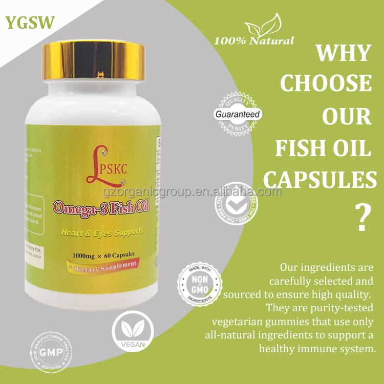 Hot sale OEM vegan Halal Omega 3 Deep sea fish oil 1000mg softgel capsules Improve sleep and memory supplements