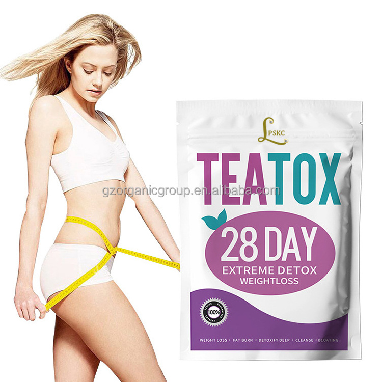 OEM Chinese Effective Green Tea For Weight Loss 28Dayes Slimming Tea Burn Fat Weight Loss Detox Slim Diet Tea