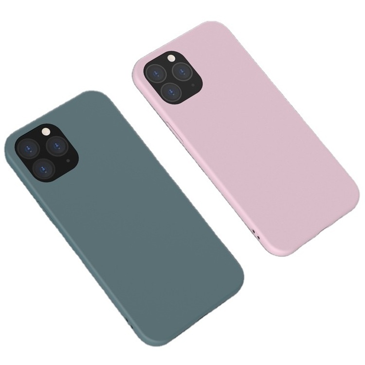 Matte Soft Tpu Silicone Shockproof Phone Coque Cover Pro Max For Iphone 14 11 12 13 Case for xiaomi for samsung for huawei cover