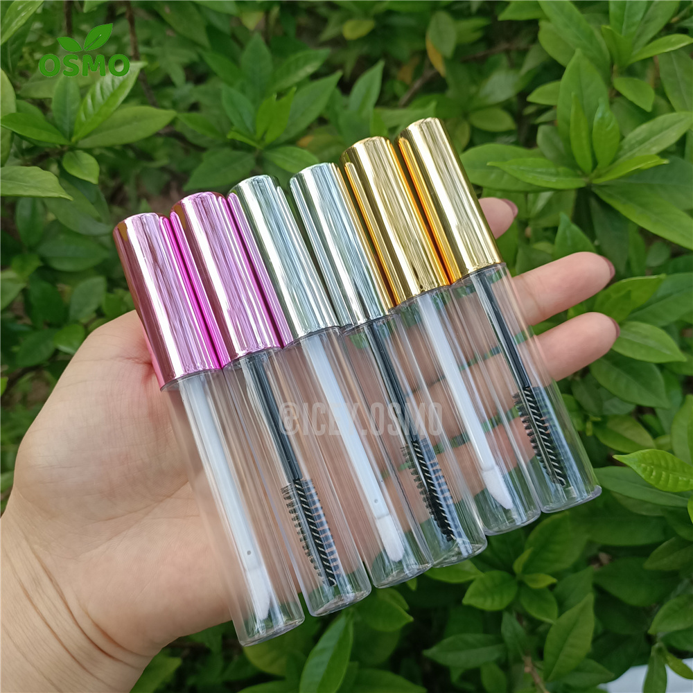 Osmo 5ml 10ml DIY empty mascara wand tubes gold silver black white pink mascara containers eyelash serum tubes bottles