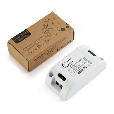 Universal Wifi Wall Switch 433 Mhz Wireless Remote Control Domotica Light Smart Home RF Relay Module Work With Alexa