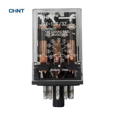 CHNT JQX-10F 3Z AC 380V Mini Electromagnetic Relay Various sockets available Miniature Power Relay