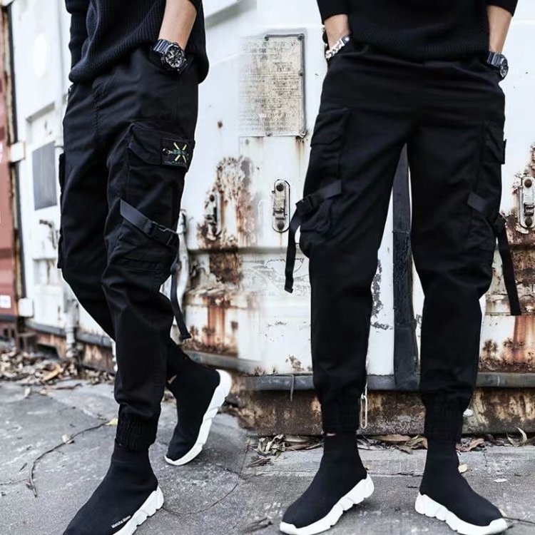 Wholesale New Spring Joggers Pants Loose Men Sport Casual Hip Hop Cargo Pants Track Sweatpants