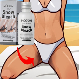 Intense Whitening Cream Snow Bleach Cream for Dark Underarms Bikini Area Lightening Private Part Inner Thigh Whitening Cream