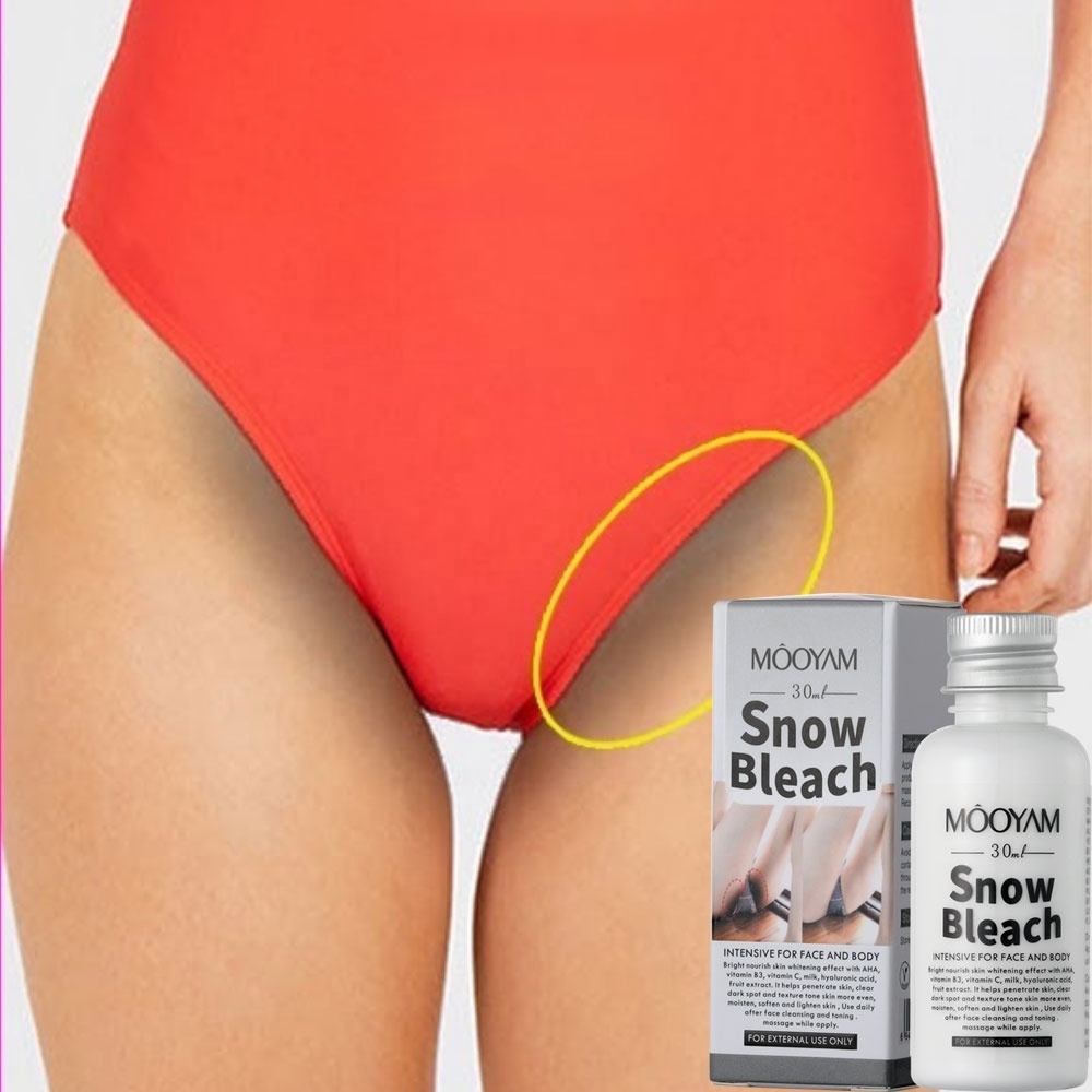 Intense Whitening Cream Snow Bleach Cream for Dark Underarms Bikini Area Lightening Private Part Inner Thigh Whitening Cream