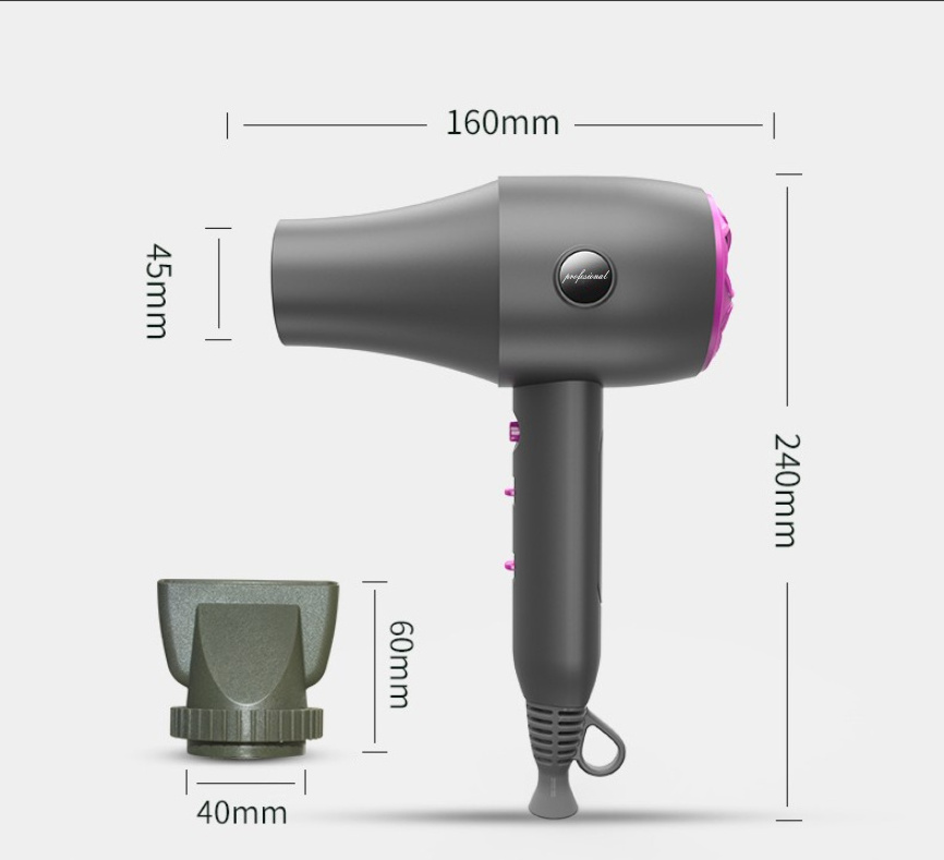 2100W high-power hair dryer hot and cold air home hotel hair salon