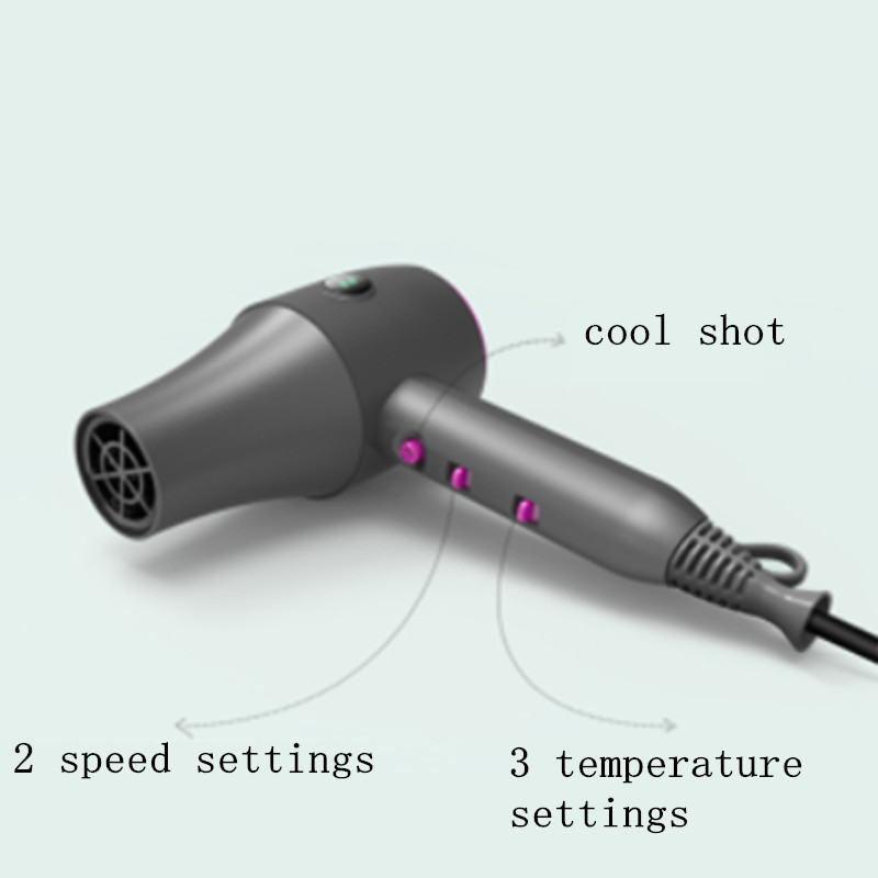 2100W high-power hair dryer hot and cold air home hotel hair salon