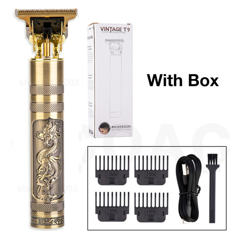 Metal carving desgin professional electric beard and hair trimmer barber hair clipper for men