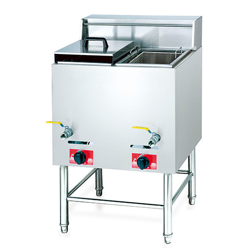 Restaurant Kitchen Equipment Gas Tornado Potato Chips And Chicken Deep Fryer Machine(OT-75)