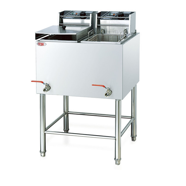 Restaurant Kitchen Equipment Gas Tornado Potato Chips And Chicken Deep Fryer Machine(OT-75)