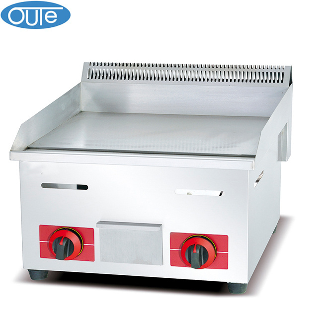 Stainless Steel Commercial Counter Top Gas Griddle For Hotel and  Restaurant OT-550