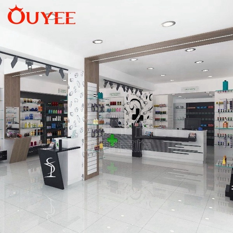 Retail Furniture Pharmacy Display Cabinet for Pharmacy Shop Interior Design